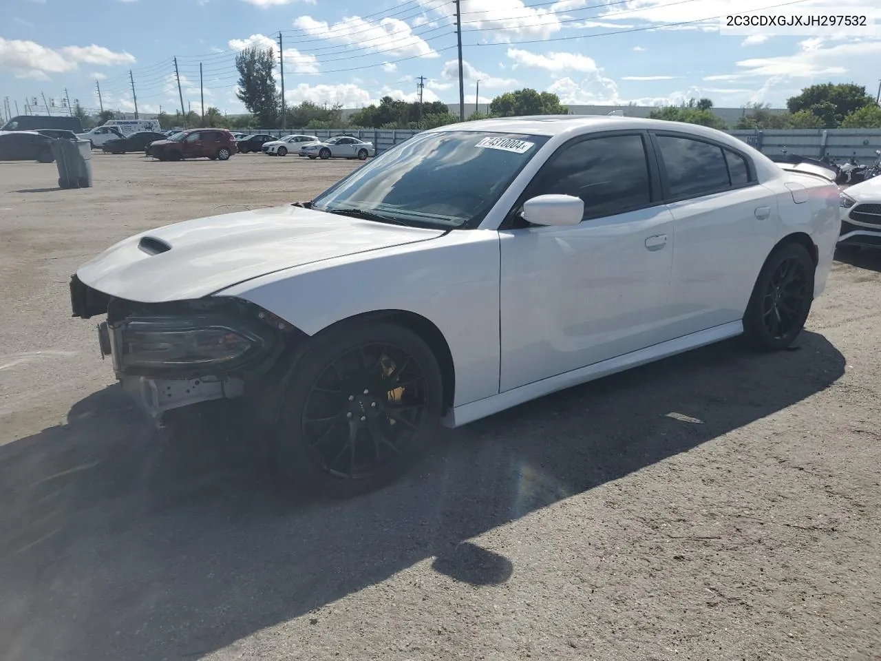 2018 Dodge Charger R/T 392 VIN: 2C3CDXGJXJH297532 Lot: 74310004