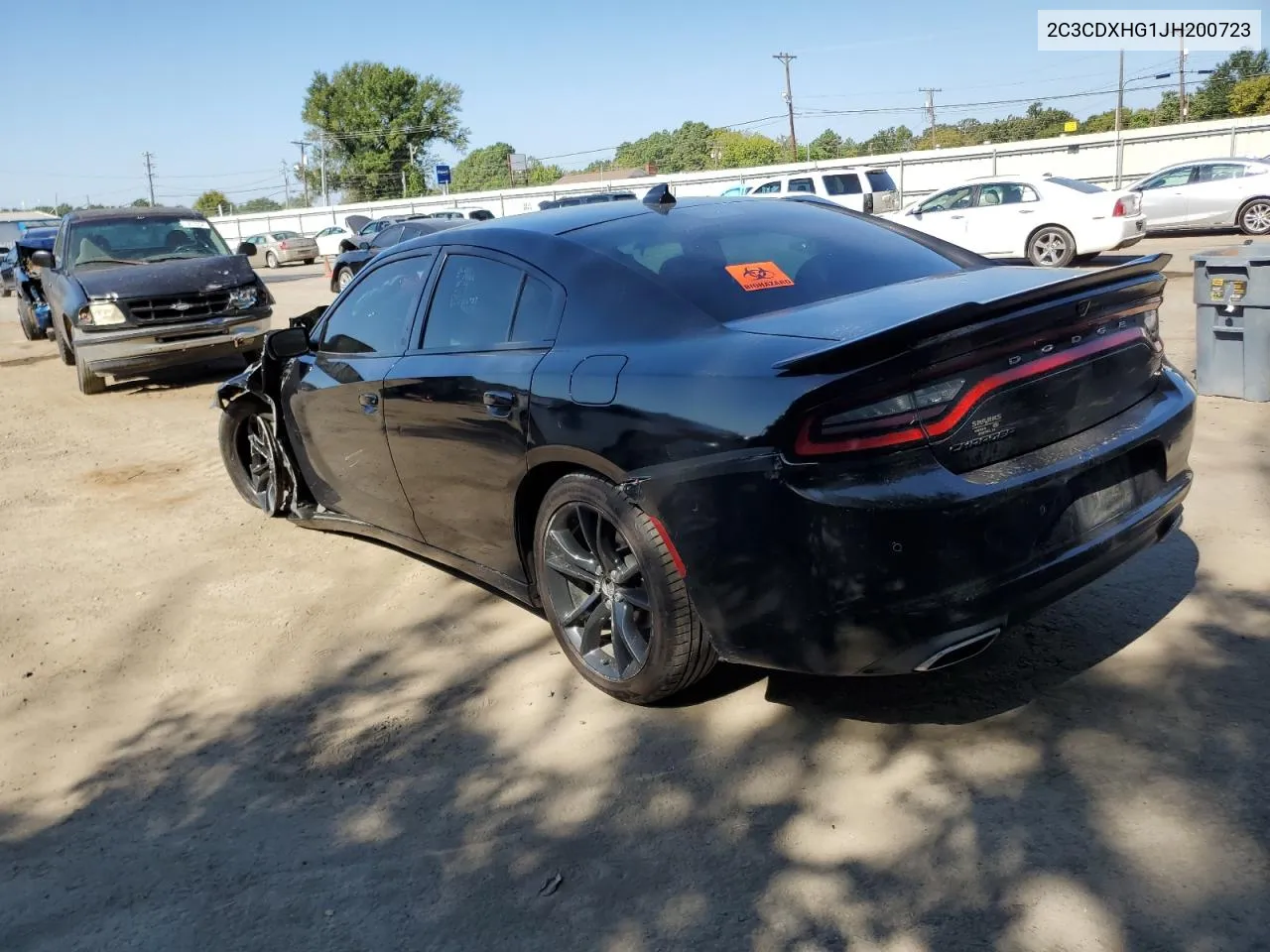 2018 Dodge Charger Sxt Plus VIN: 2C3CDXHG1JH200723 Lot: 74458774