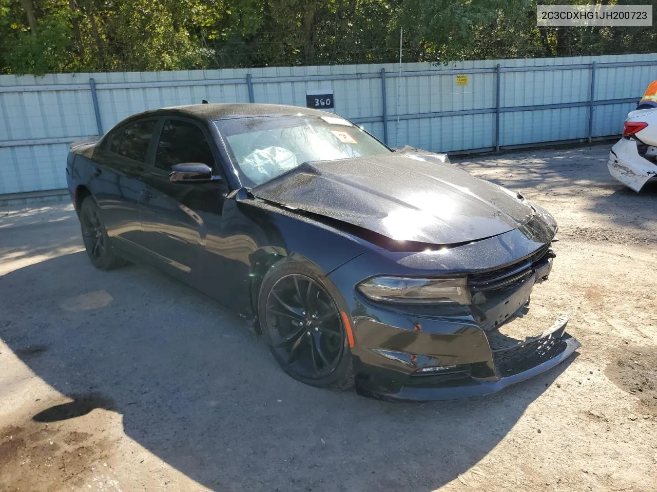 2018 Dodge Charger Sxt Plus VIN: 2C3CDXHG1JH200723 Lot: 74458774