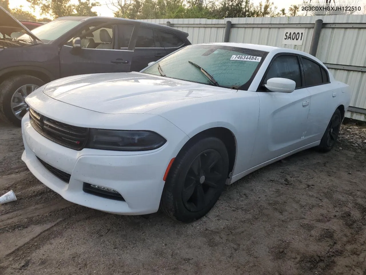 2018 Dodge Charger Sxt Plus VIN: 2C3CDXHGXJH122510 Lot: 74634484