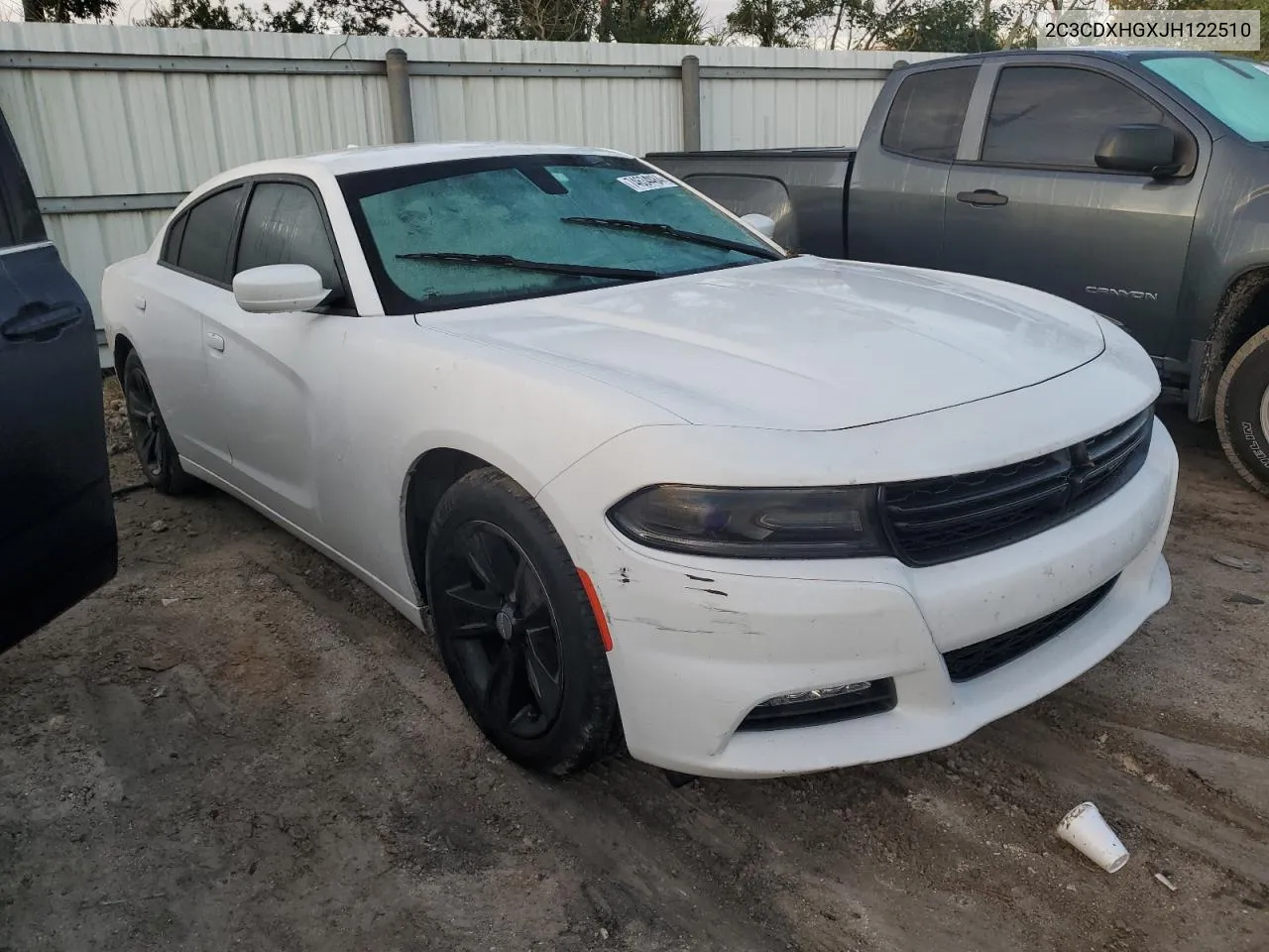 2018 Dodge Charger Sxt Plus VIN: 2C3CDXHGXJH122510 Lot: 74634484