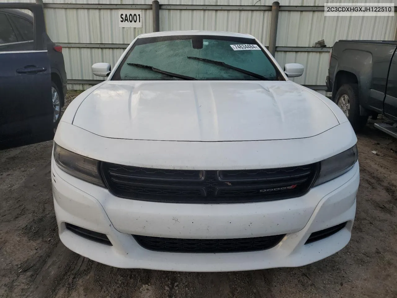 2018 Dodge Charger Sxt Plus VIN: 2C3CDXHGXJH122510 Lot: 74634484