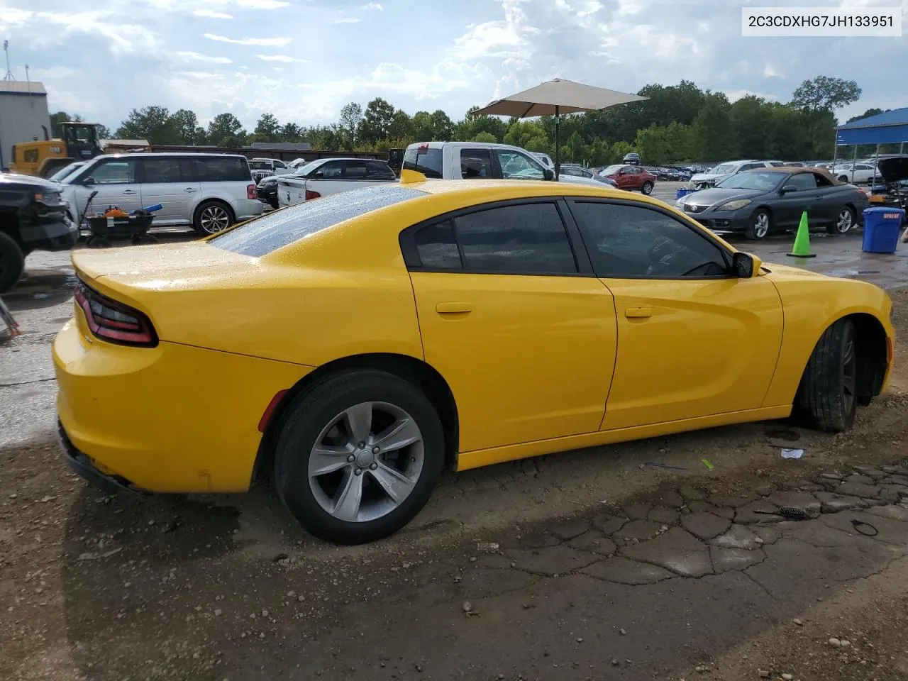 2C3CDXHG7JH133951 2018 Dodge Charger Sxt Plus