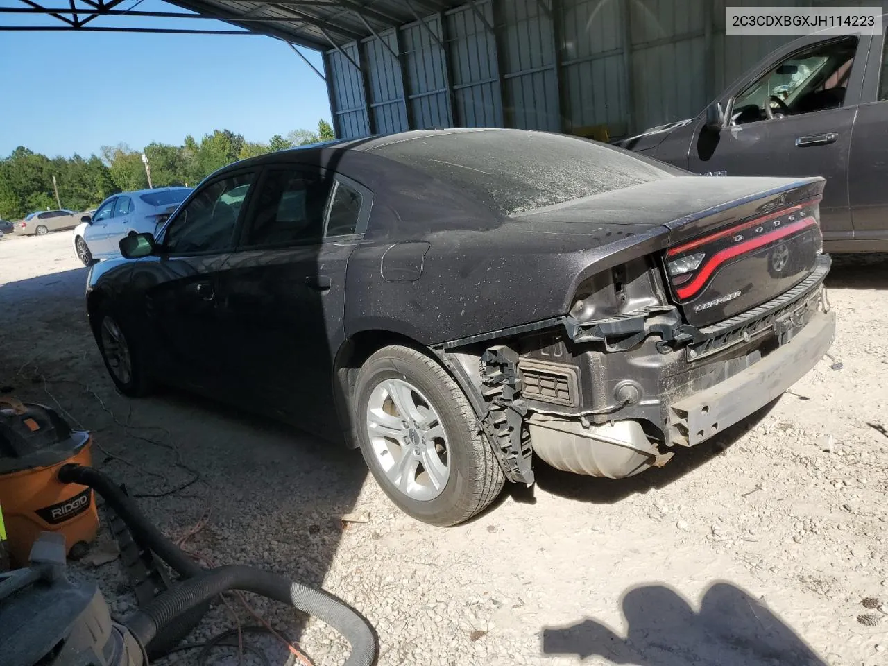 2018 Dodge Charger Sxt VIN: 2C3CDXBGXJH114223 Lot: 74915484