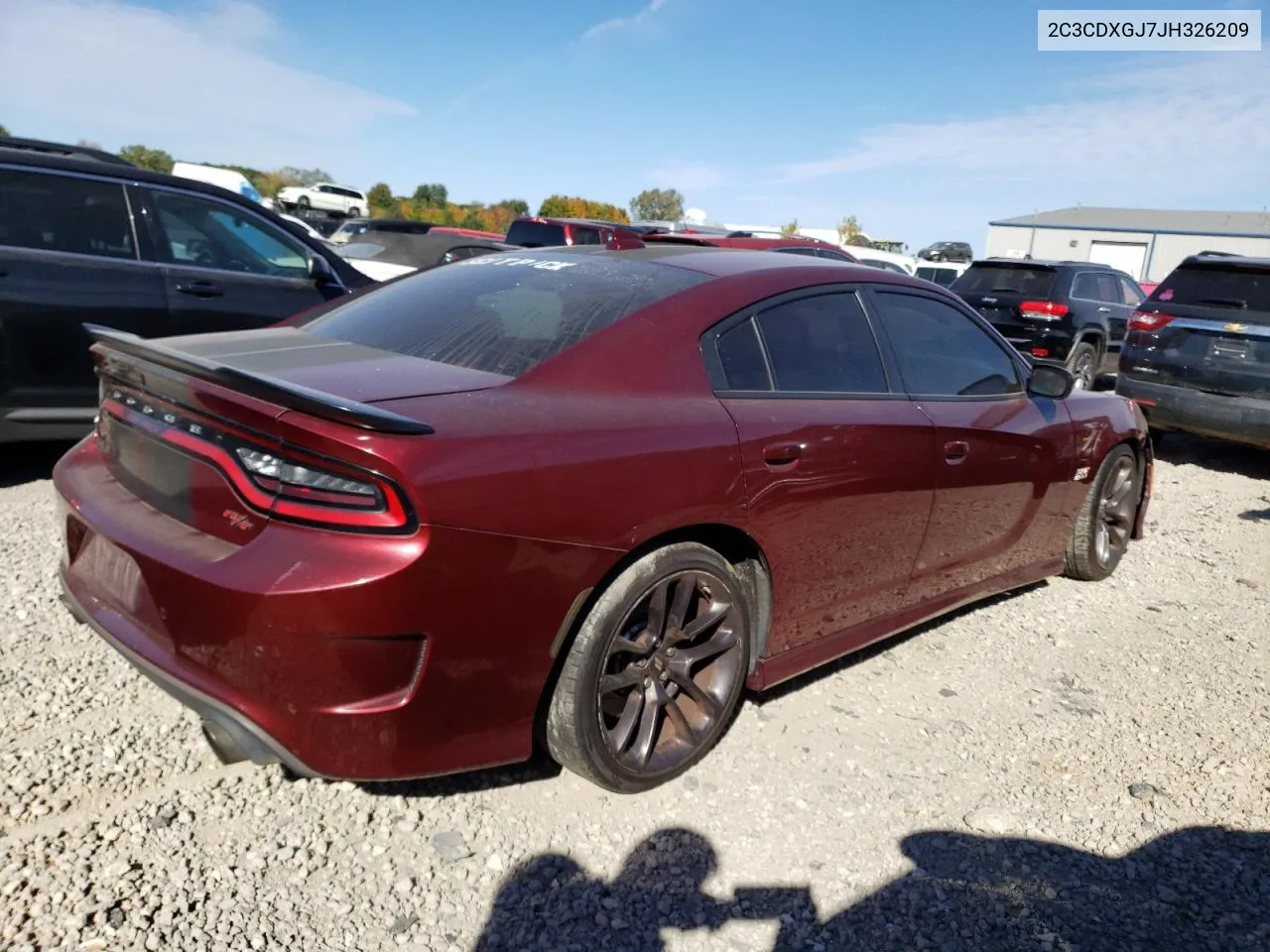 2018 Dodge Charger R/T 392 VIN: 2C3CDXGJ7JH326209 Lot: 74935454