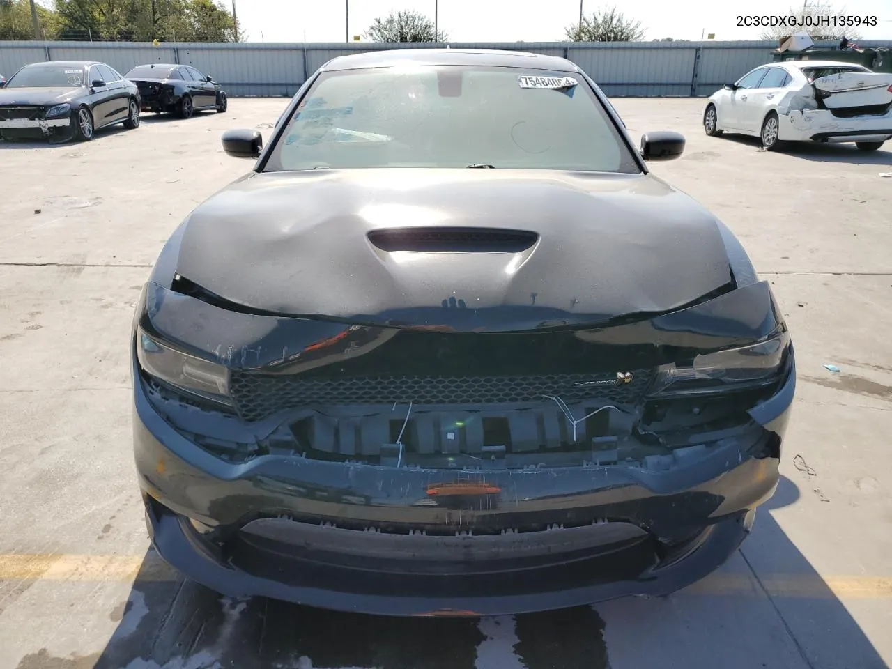 2018 Dodge Charger R/T 392 VIN: 2C3CDXGJ0JH135943 Lot: 75484064