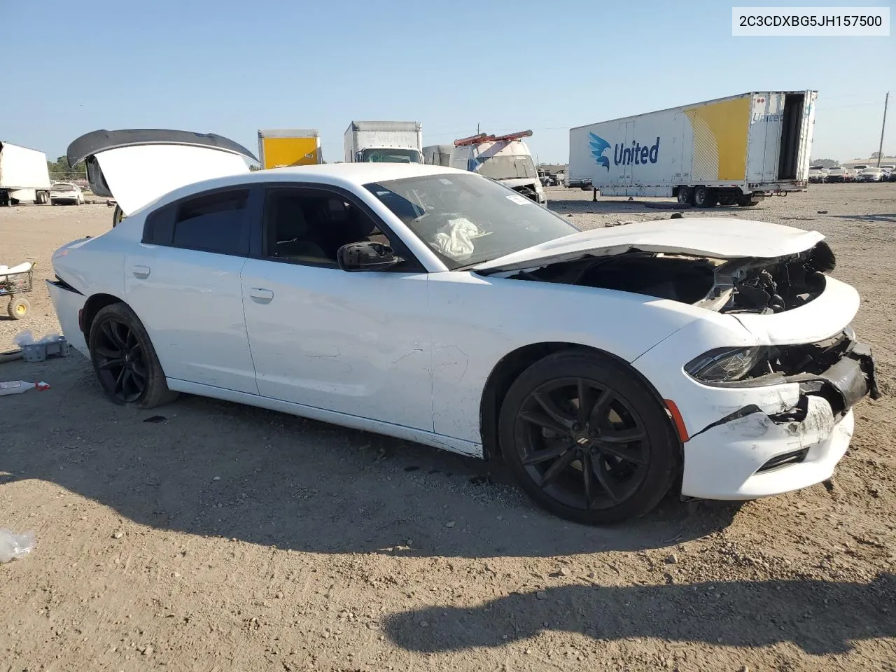 2C3CDXBG5JH157500 2018 Dodge Charger Sxt