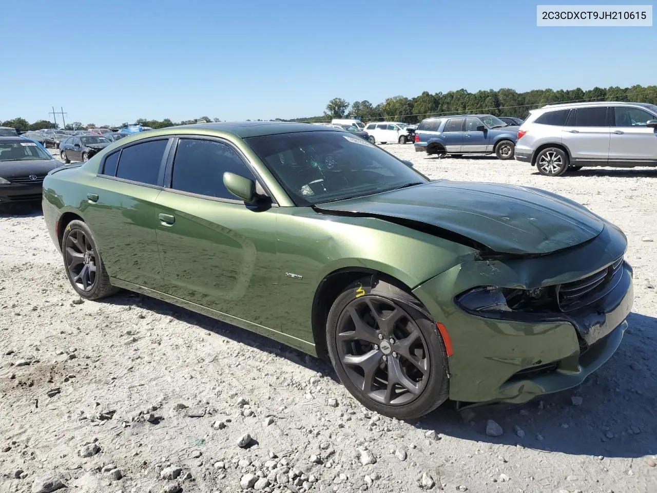 2018 Dodge Charger R/T VIN: 2C3CDXCT9JH210615 Lot: 75916284