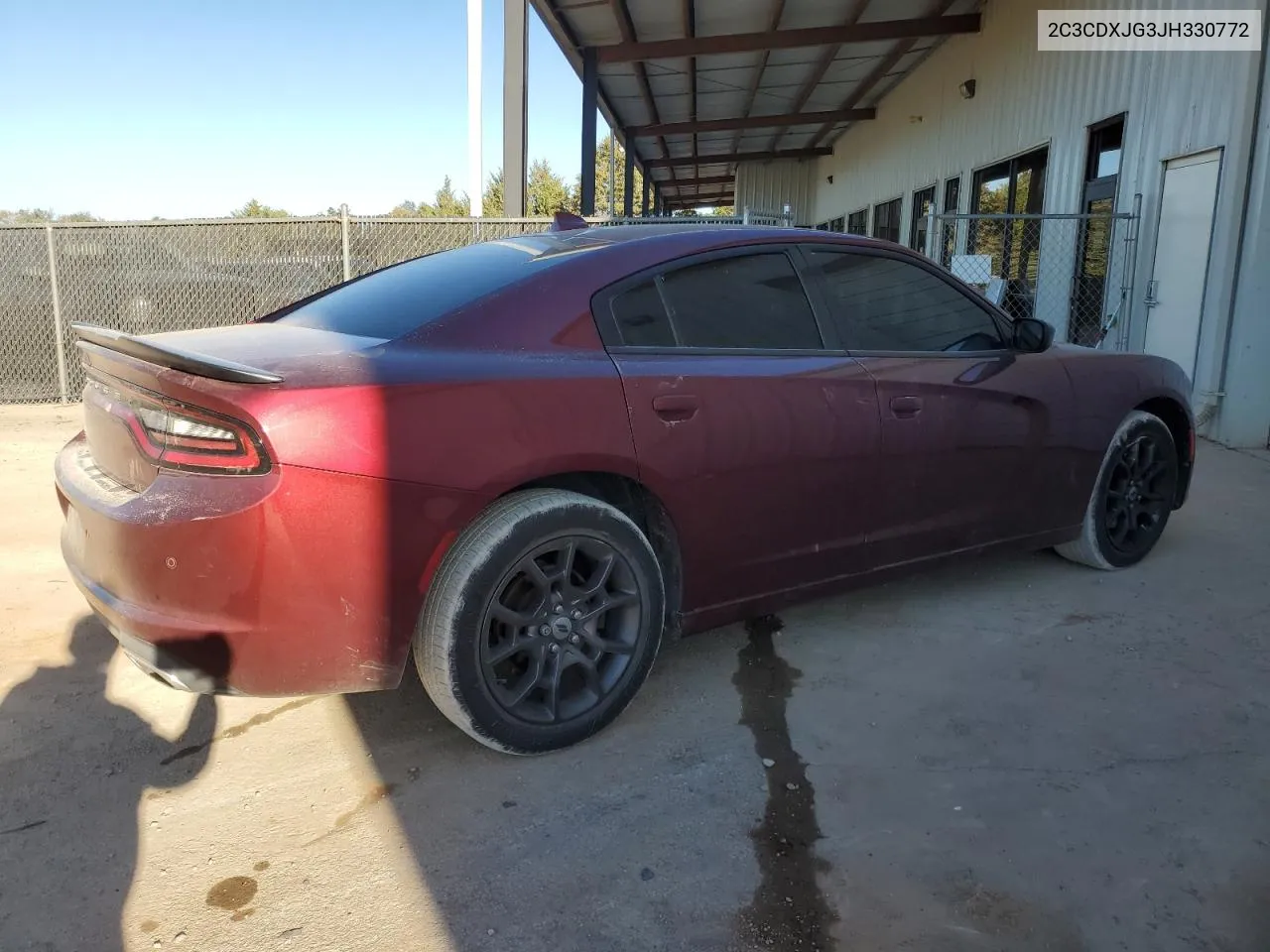 2018 Dodge Charger Gt VIN: 2C3CDXJG3JH330772 Lot: 75923124