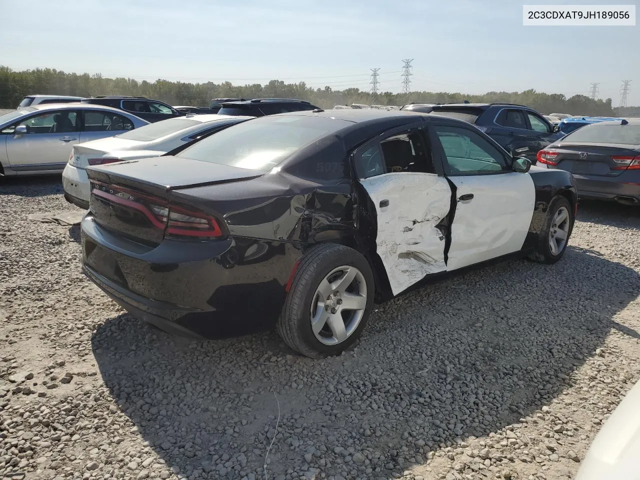 2018 Dodge Charger Police VIN: 2C3CDXAT9JH189056 Lot: 75995644