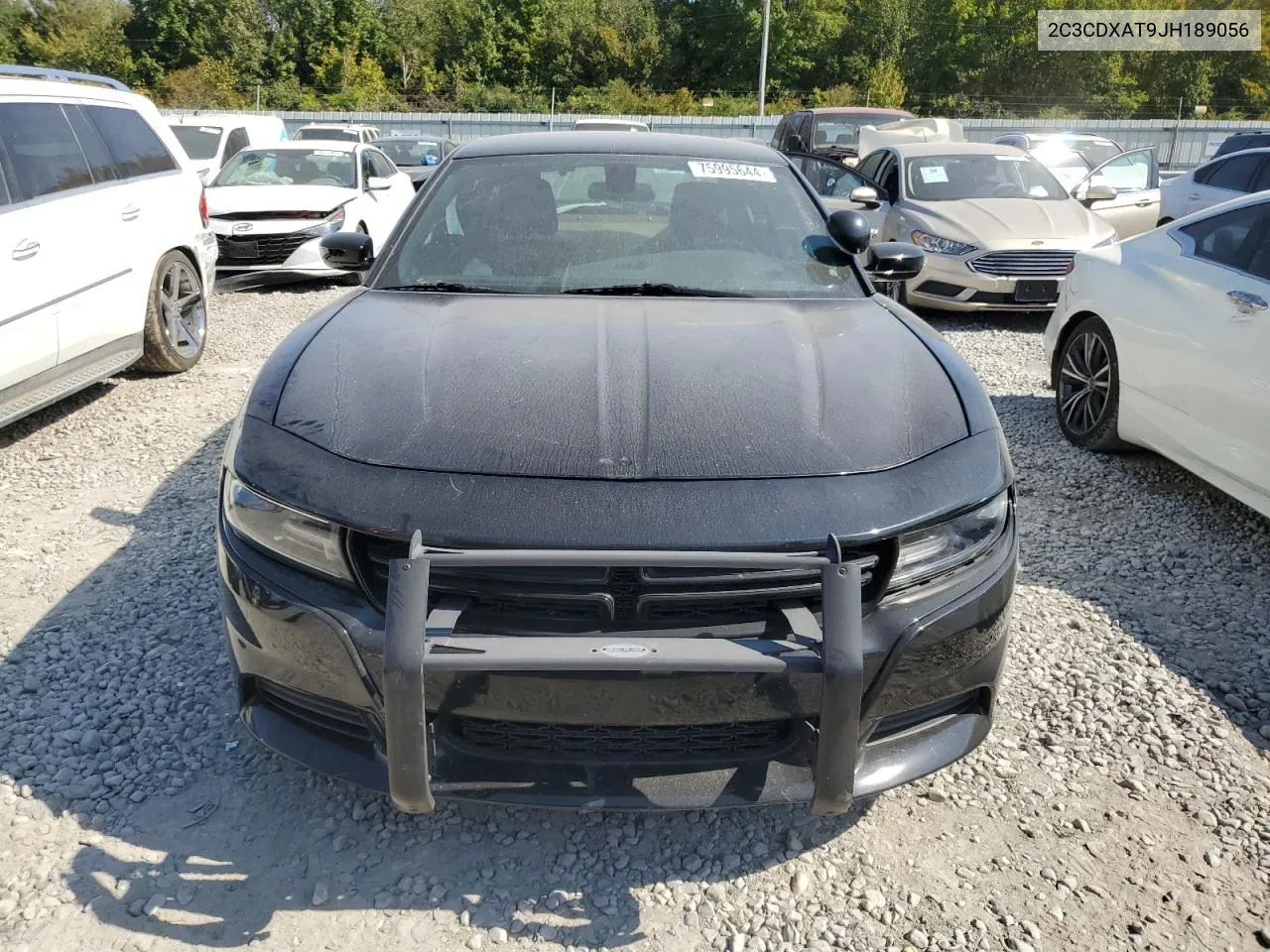 2018 Dodge Charger Police VIN: 2C3CDXAT9JH189056 Lot: 75995644