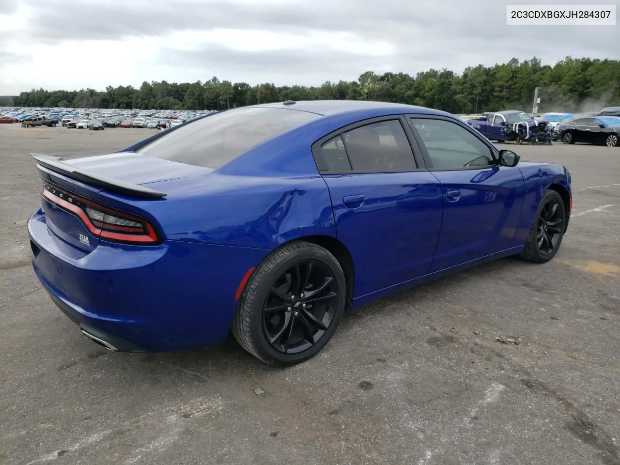 2018 Dodge Charger Sxt VIN: 2C3CDXBGXJH284307 Lot: 76026574