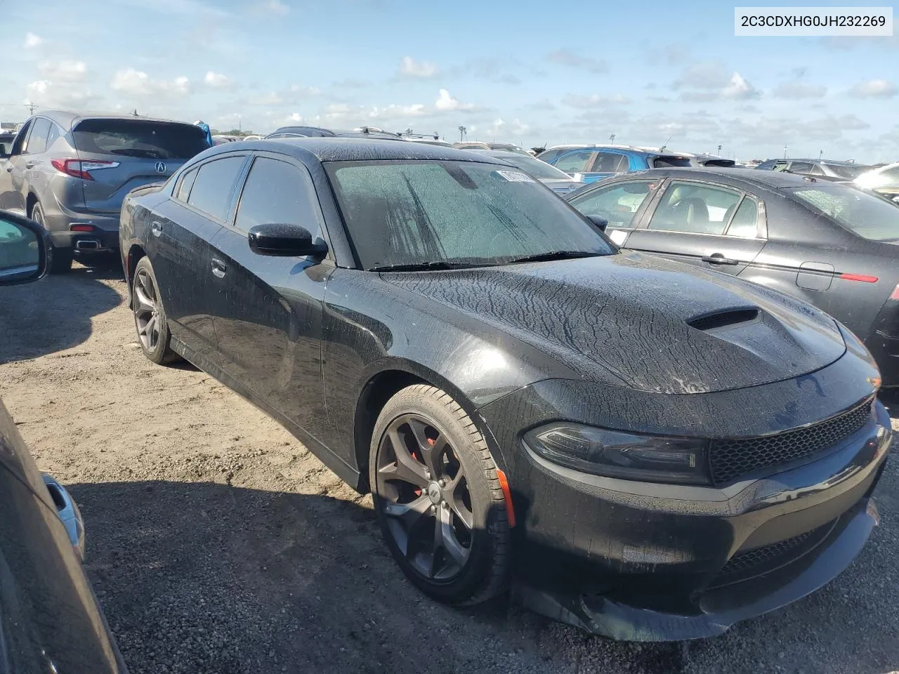 2018 Dodge Charger Sxt Plus VIN: 2C3CDXHG0JH232269 Lot: 76177114