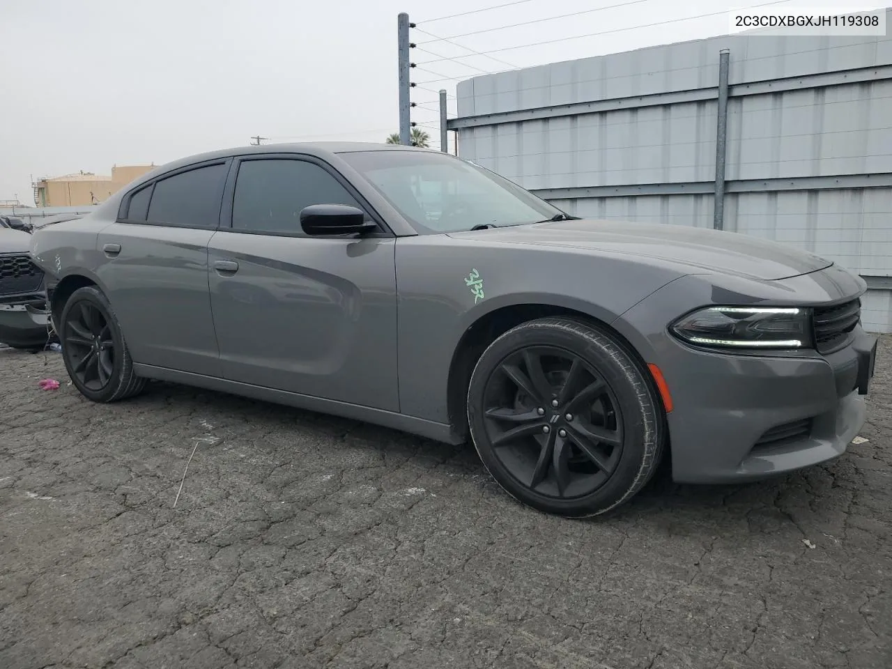 2C3CDXBGXJH119308 2018 Dodge Charger Sxt