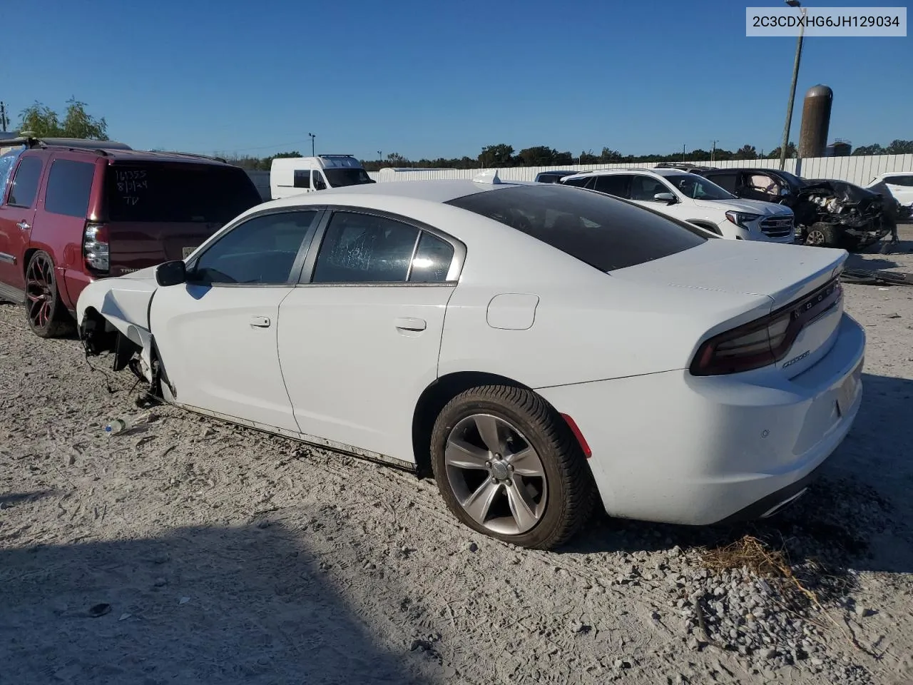 2018 Dodge Charger Sxt Plus VIN: 2C3CDXHG6JH129034 Lot: 76502064