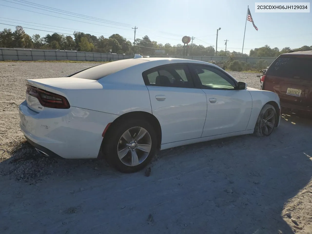 2018 Dodge Charger Sxt Plus VIN: 2C3CDXHG6JH129034 Lot: 76502064