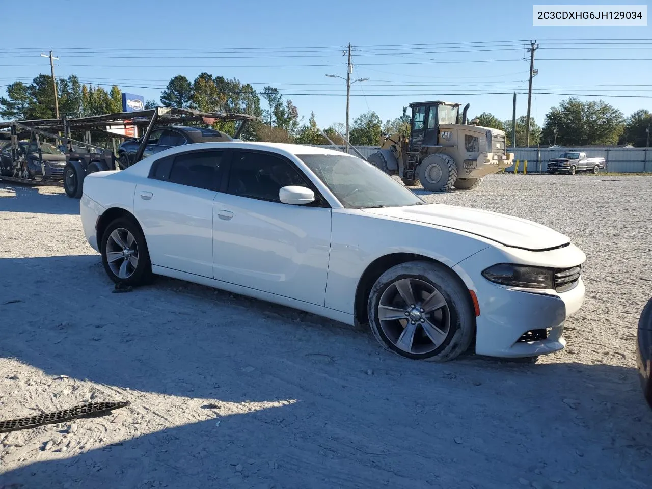 2018 Dodge Charger Sxt Plus VIN: 2C3CDXHG6JH129034 Lot: 76502064