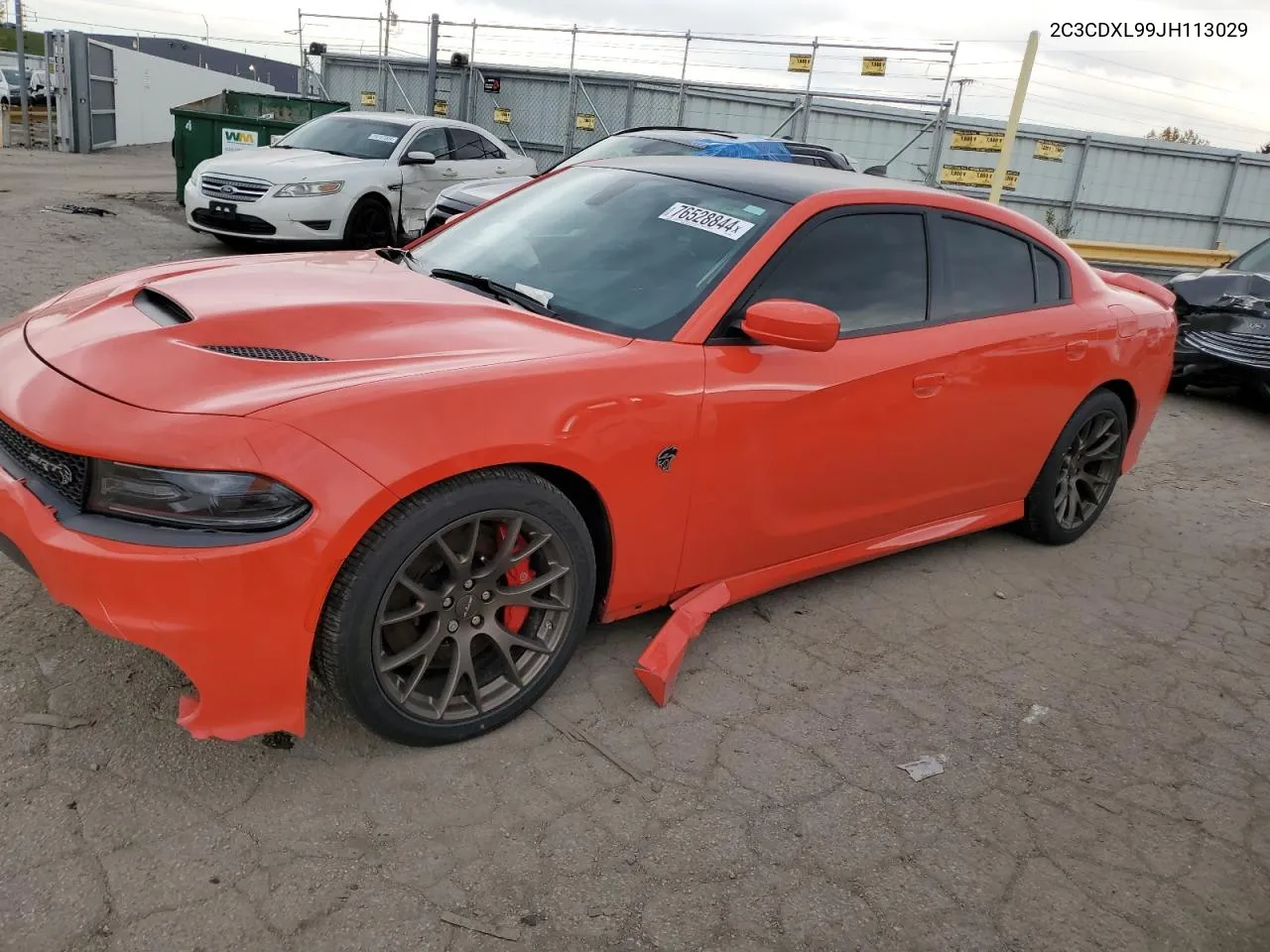 2C3CDXL99JH113029 2018 Dodge Charger Srt Hellcat