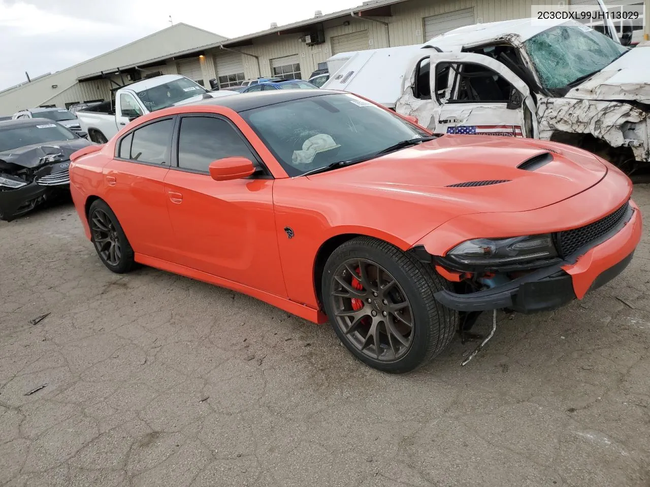 2C3CDXL99JH113029 2018 Dodge Charger Srt Hellcat