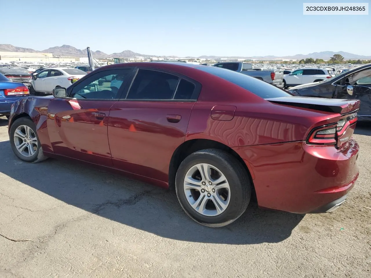 2018 Dodge Charger Sxt VIN: 2C3CDXBG9JH248365 Lot: 76540504