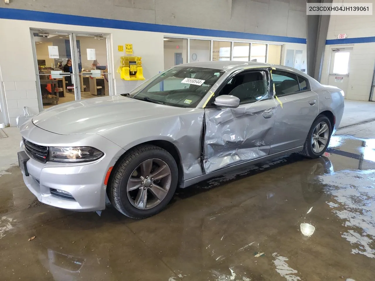 2018 Dodge Charger Sxt Plus VIN: 2C3CDXHG4JH139061 Lot: 76558544