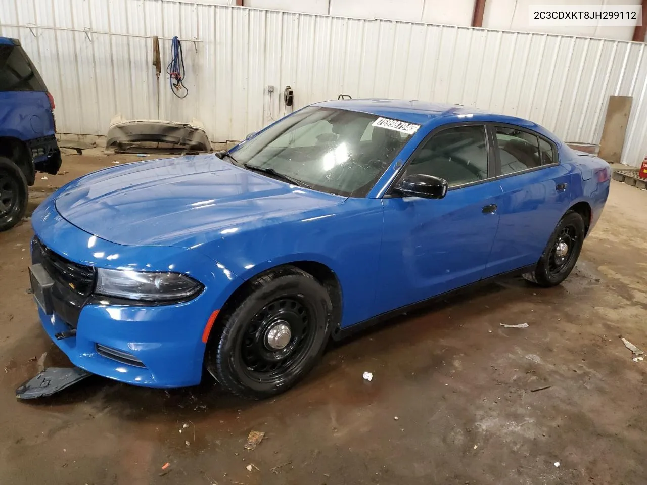 2018 Dodge Charger Police VIN: 2C3CDXKT8JH299112 Lot: 76998794