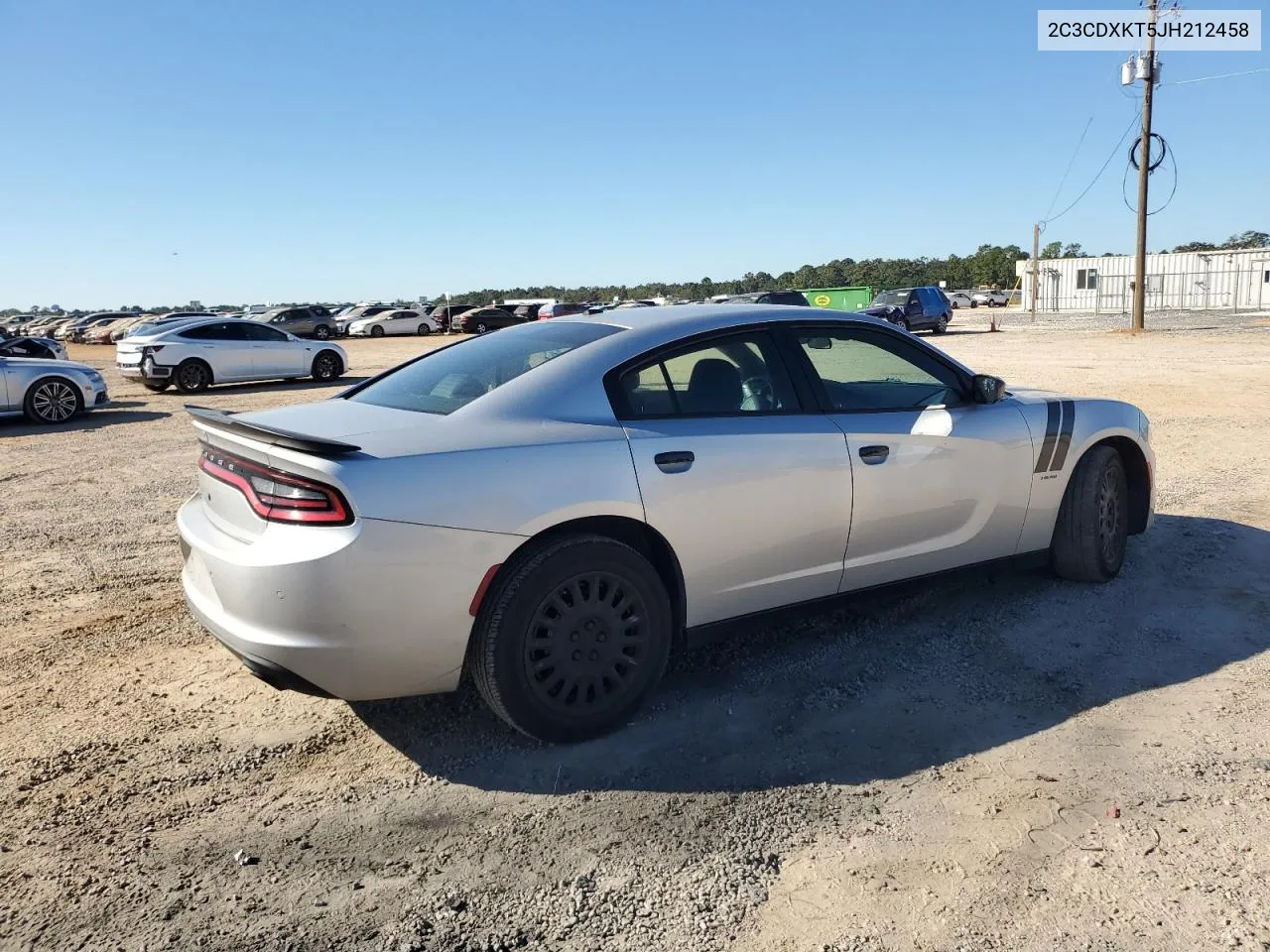 2018 Dodge Charger Police VIN: 2C3CDXKT5JH212458 Lot: 77027944