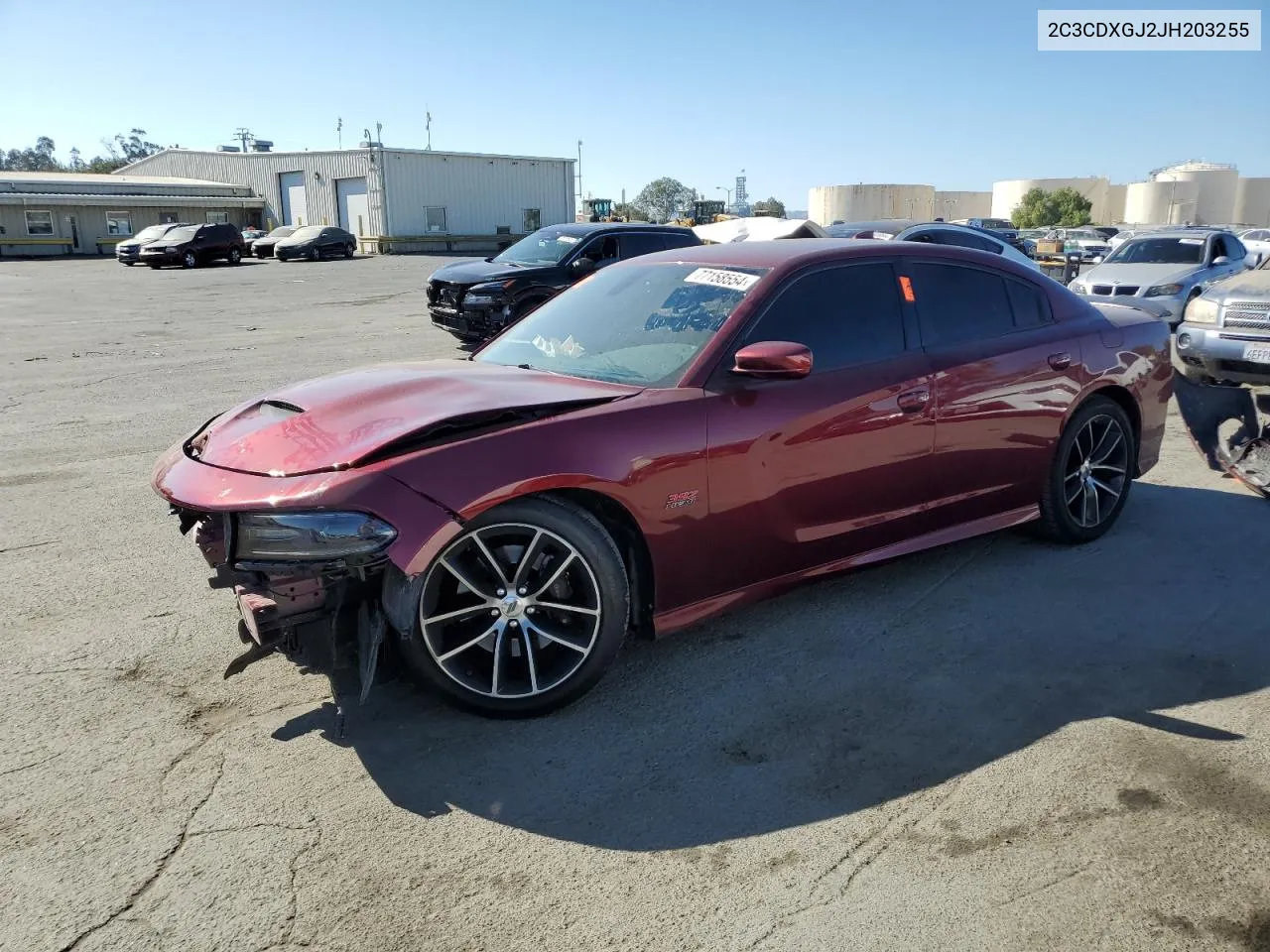 2018 Dodge Charger R/T 392 VIN: 2C3CDXGJ2JH203255 Lot: 77158554