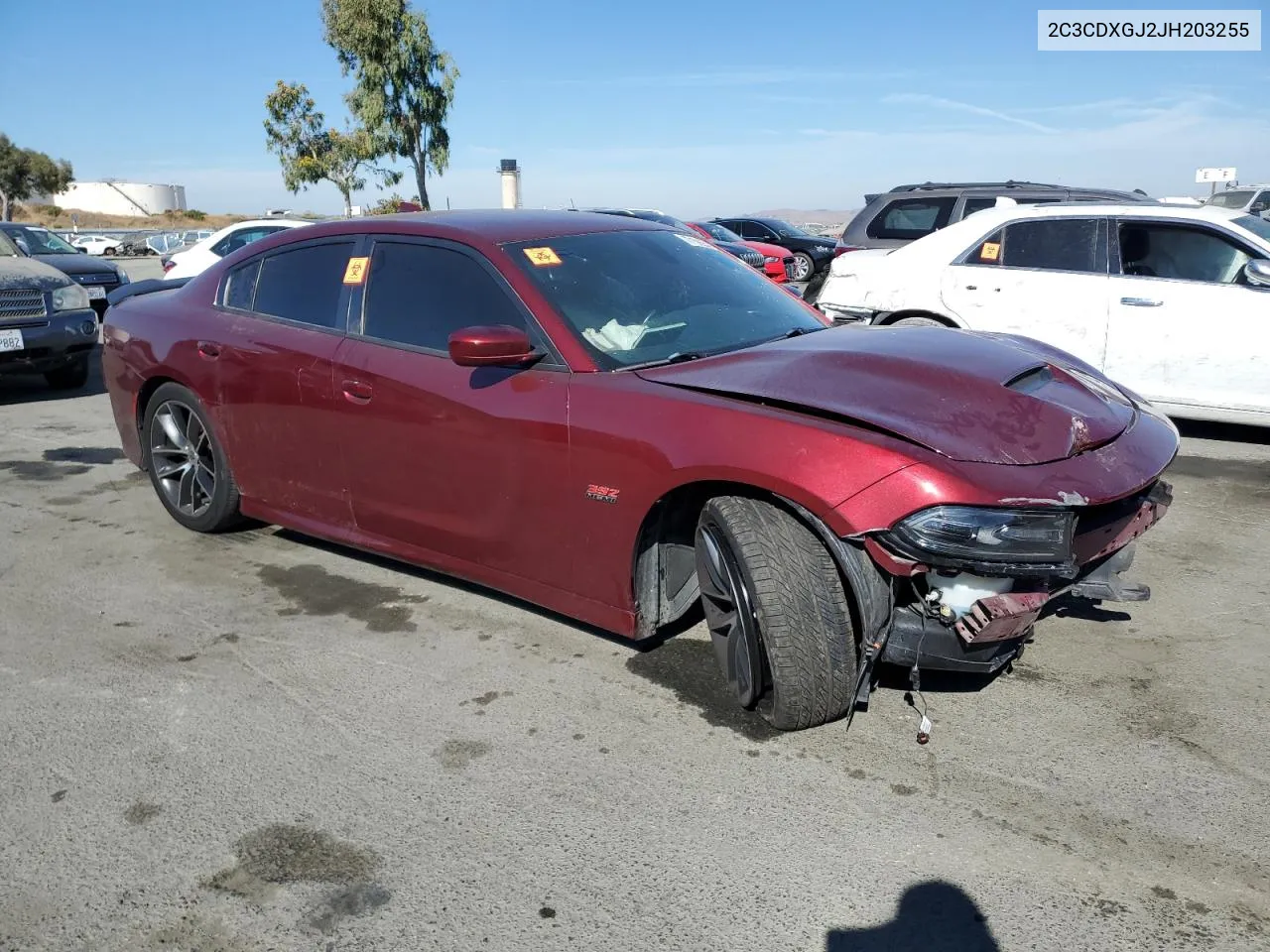 2018 Dodge Charger R/T 392 VIN: 2C3CDXGJ2JH203255 Lot: 77158554