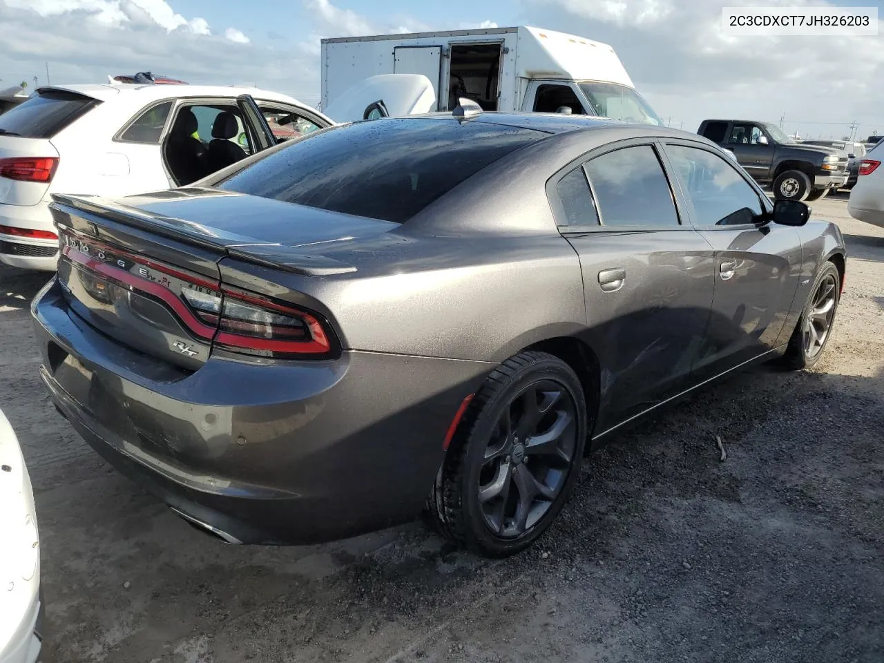 2018 Dodge Charger R/T VIN: 2C3CDXCT7JH326203 Lot: 77245544