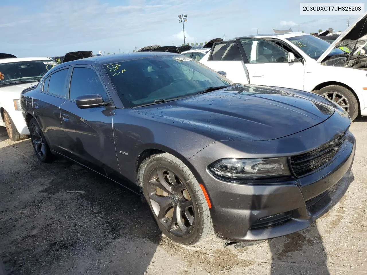 2018 Dodge Charger R/T VIN: 2C3CDXCT7JH326203 Lot: 77245544