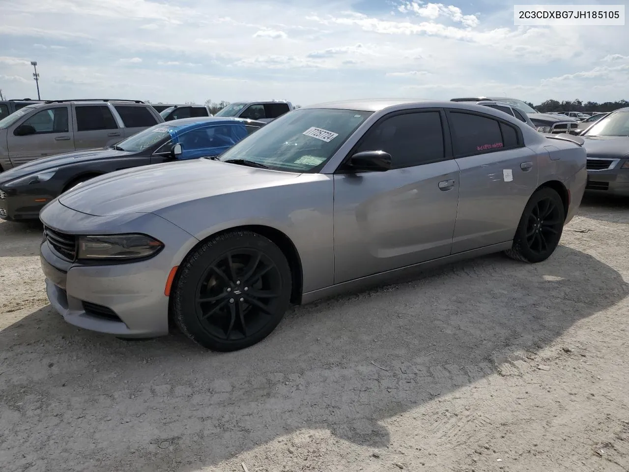 2018 Dodge Charger Sxt VIN: 2C3CDXBG7JH185105 Lot: 77257724