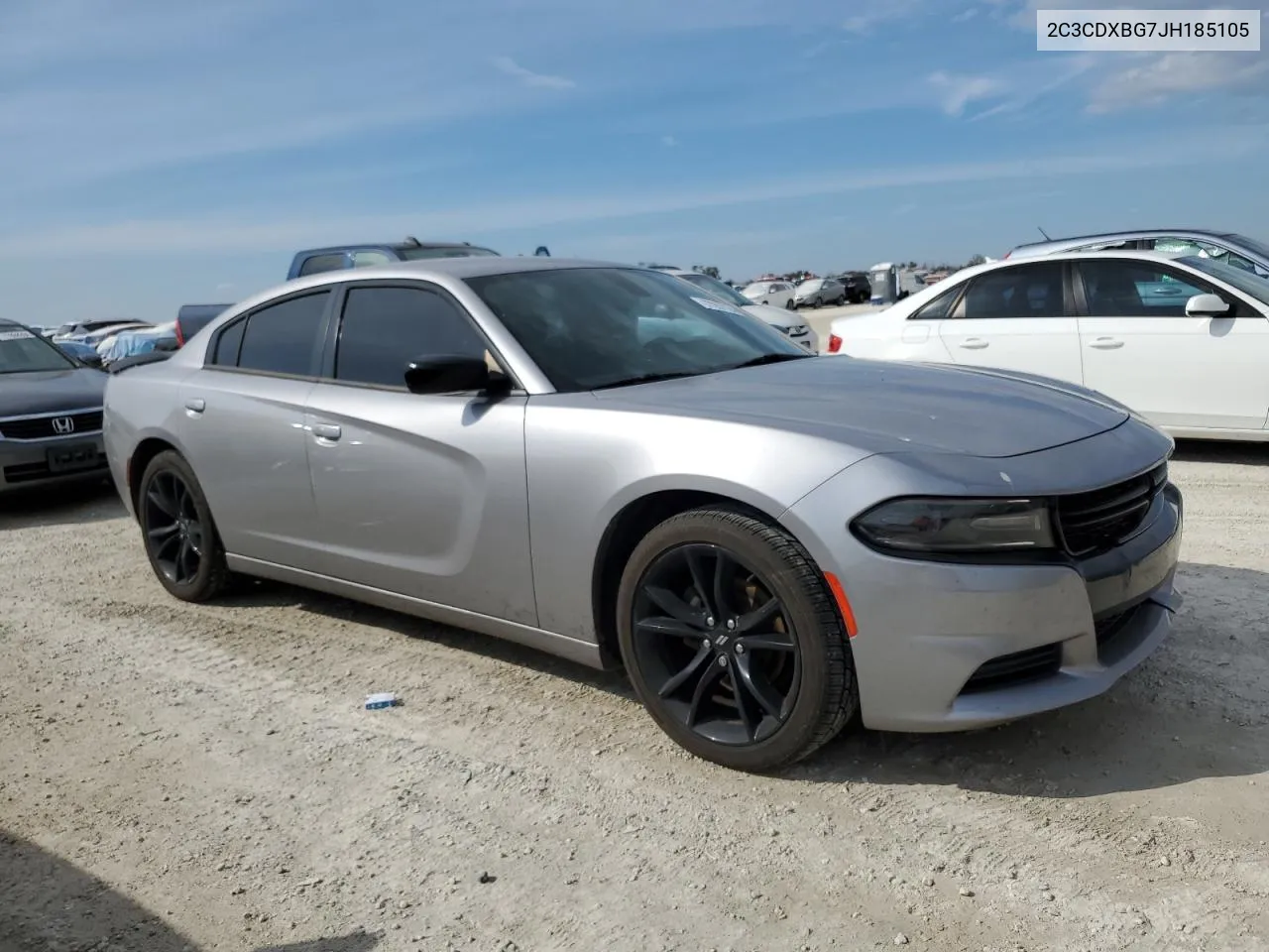 2018 Dodge Charger Sxt VIN: 2C3CDXBG7JH185105 Lot: 77257724