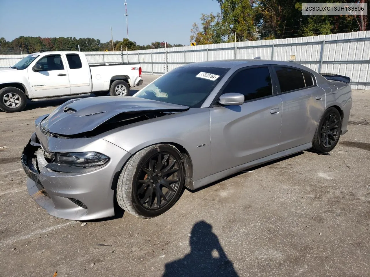 2018 Dodge Charger R/T VIN: 2C3CDXCT3JH133806 Lot: 77330184