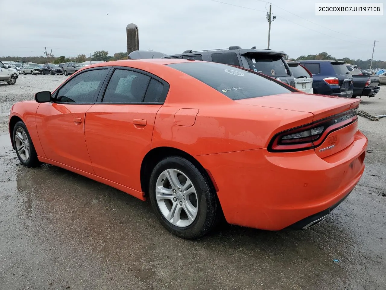 2018 Dodge Charger Sxt VIN: 2C3CDXBG7JH197108 Lot: 77411974