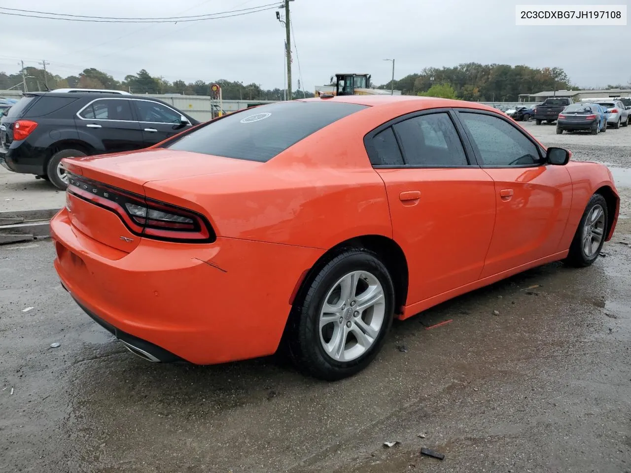 2018 Dodge Charger Sxt VIN: 2C3CDXBG7JH197108 Lot: 77411974