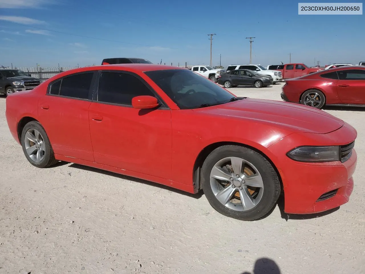 2018 Dodge Charger Sxt Plus VIN: 2C3CDXHG0JH200650 Lot: 77490614