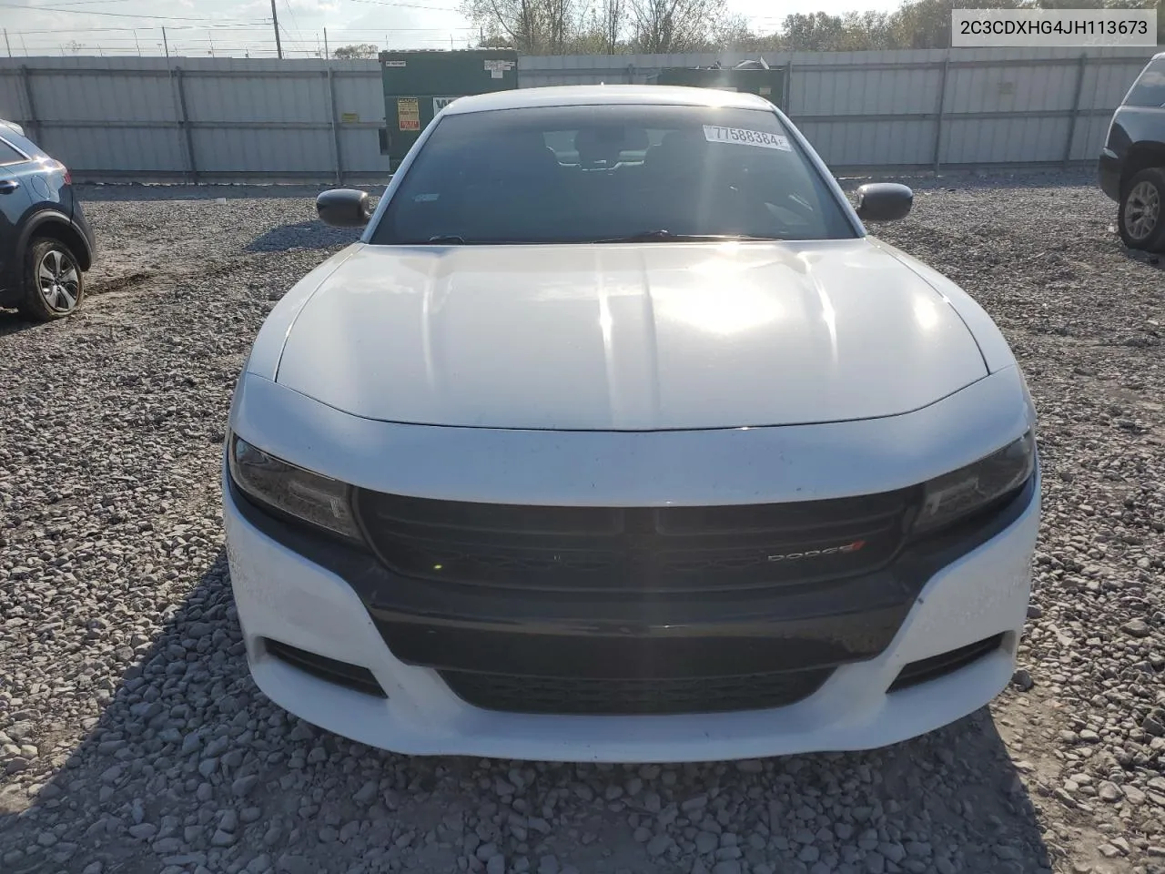 2018 Dodge Charger Sxt Plus VIN: 2C3CDXHG4JH113673 Lot: 77588384