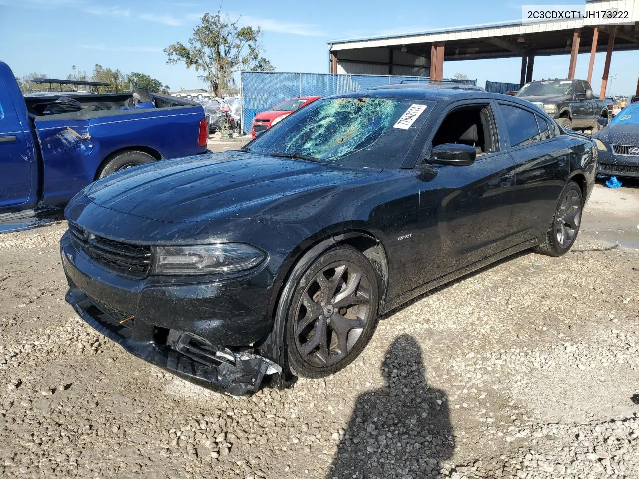 2018 Dodge Charger R/T VIN: 2C3CDXCT1JH173222 Lot: 77642114