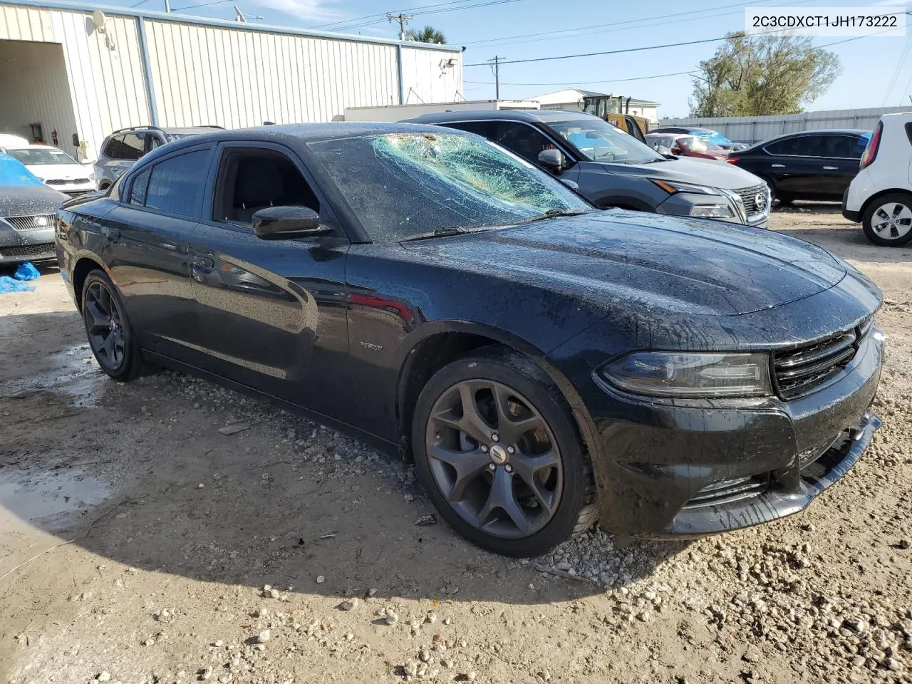 2018 Dodge Charger R/T VIN: 2C3CDXCT1JH173222 Lot: 77642114