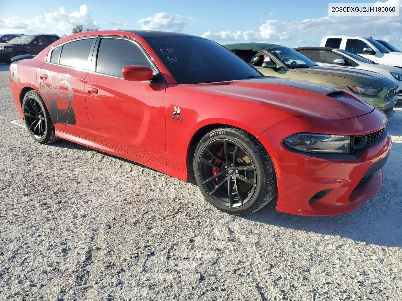 2018 Dodge Charger R/T 392 VIN: 2C3CDXGJ2JH180060 Lot: 77647384