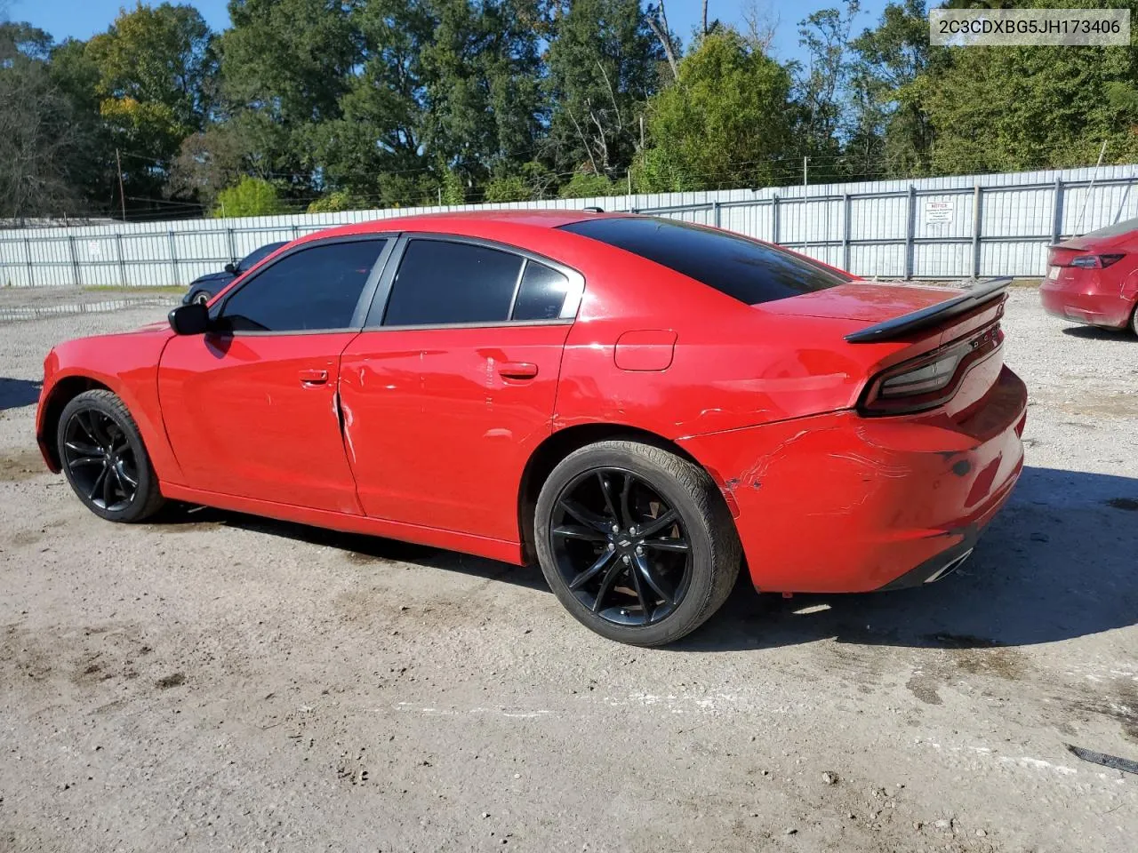 2018 Dodge Charger Sxt VIN: 2C3CDXBG5JH173406 Lot: 77649594