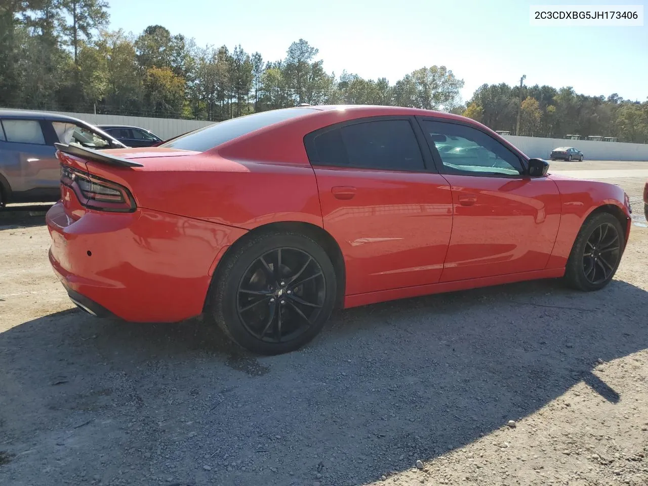 2018 Dodge Charger Sxt VIN: 2C3CDXBG5JH173406 Lot: 77649594