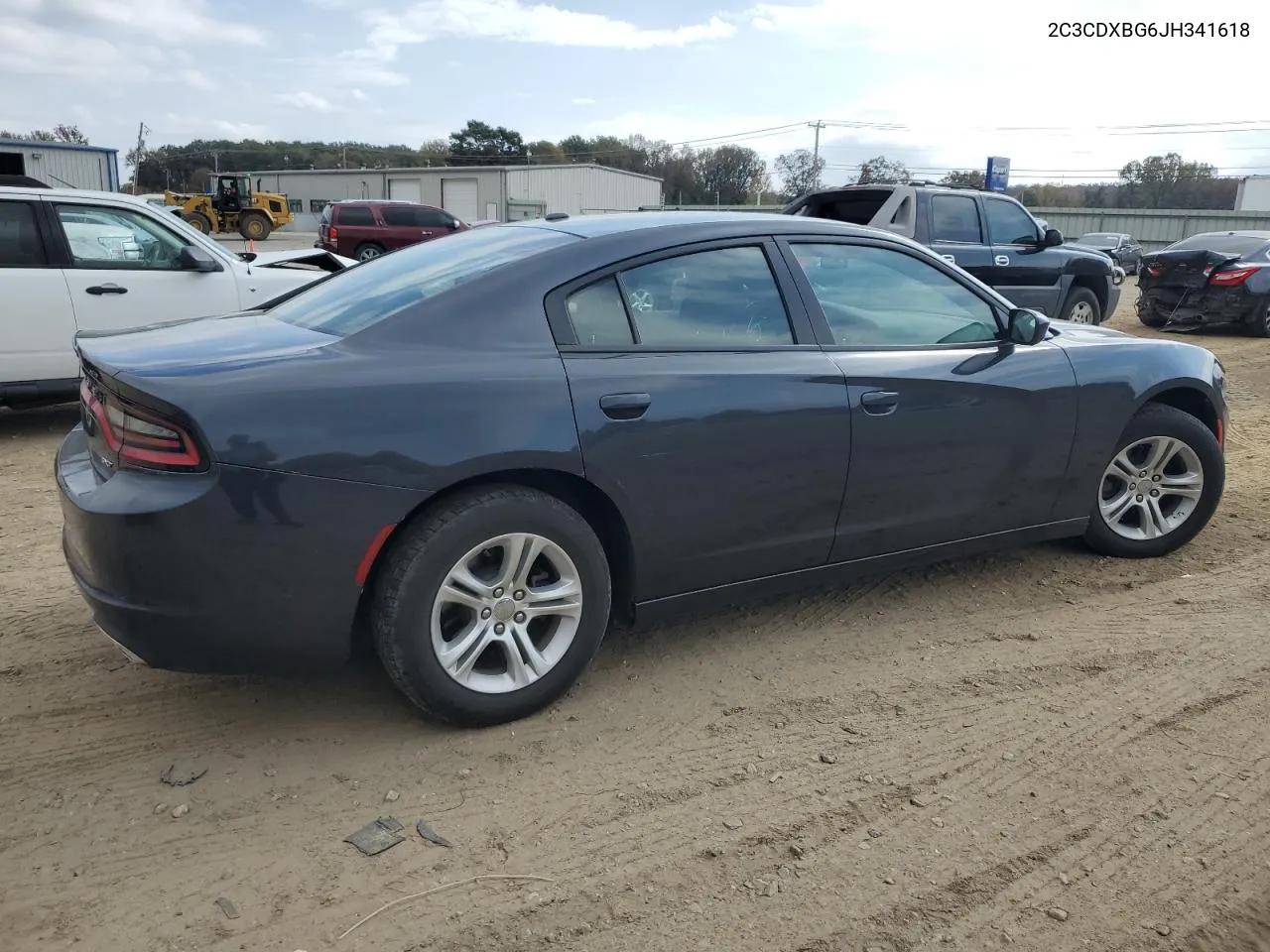 2018 Dodge Charger Sxt VIN: 2C3CDXBG6JH341618 Lot: 77956584