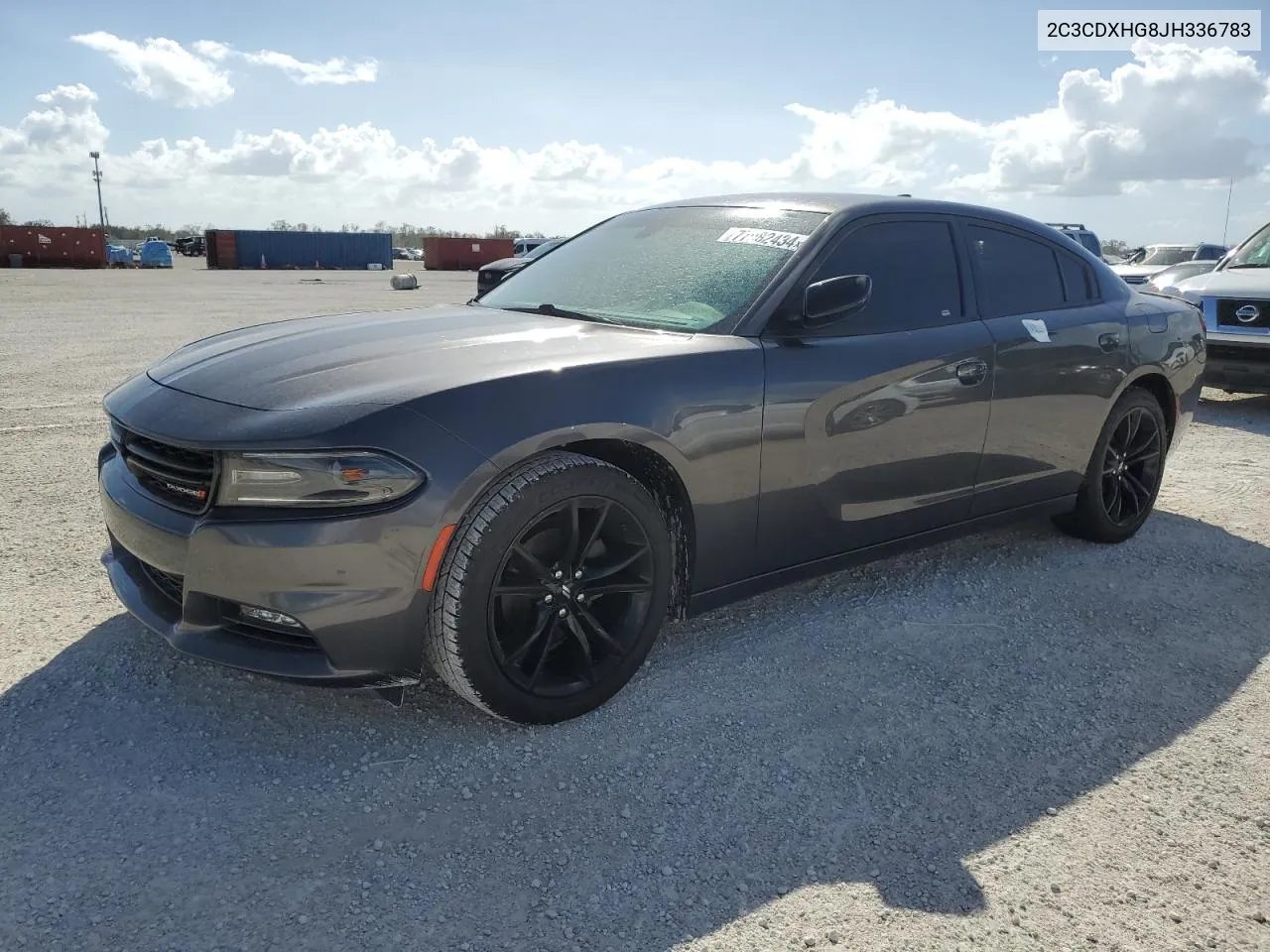 2018 Dodge Charger Sxt Plus VIN: 2C3CDXHG8JH336783 Lot: 77982434