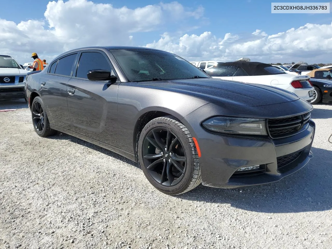 2018 Dodge Charger Sxt Plus VIN: 2C3CDXHG8JH336783 Lot: 77982434