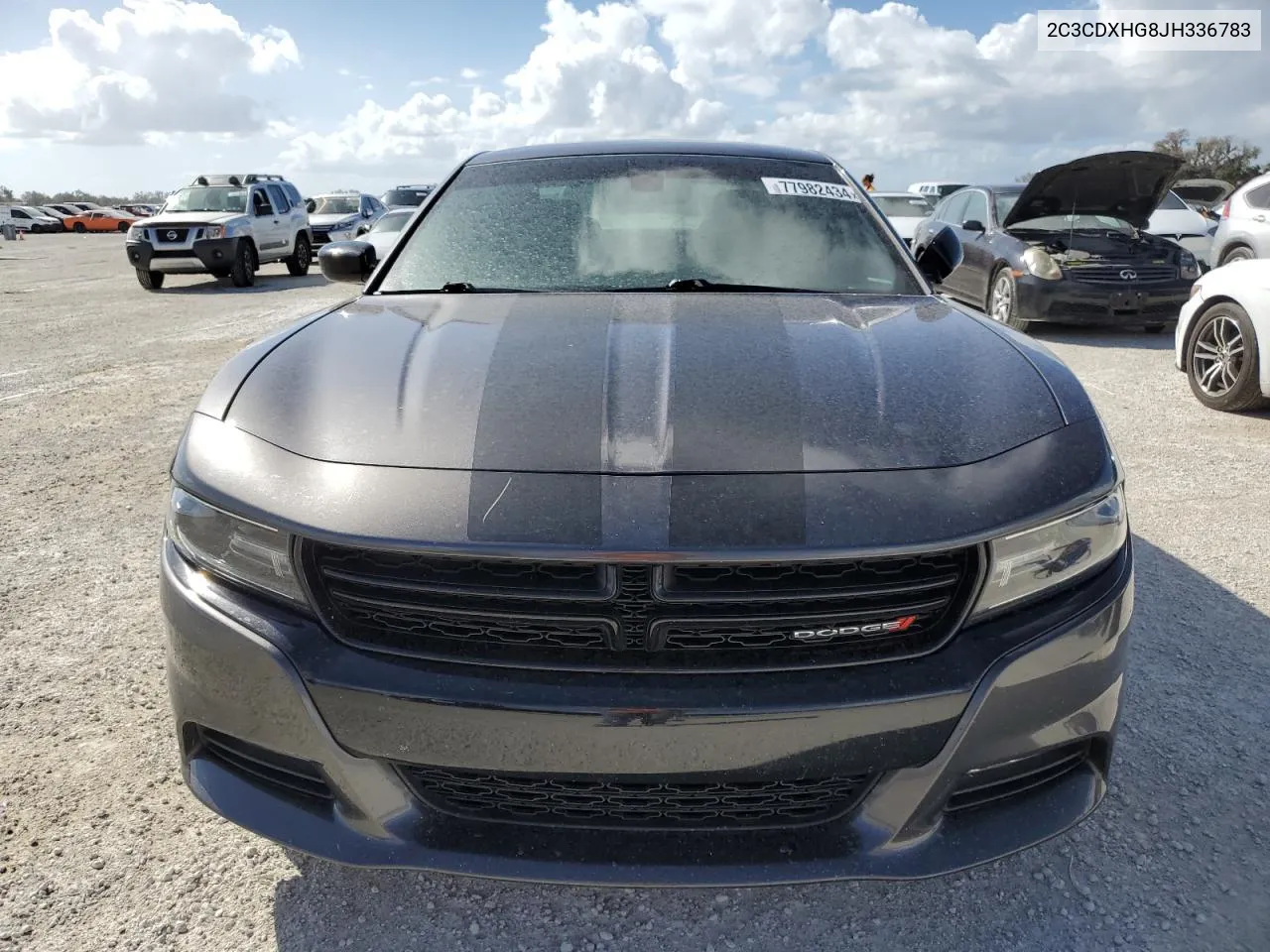 2018 Dodge Charger Sxt Plus VIN: 2C3CDXHG8JH336783 Lot: 77982434