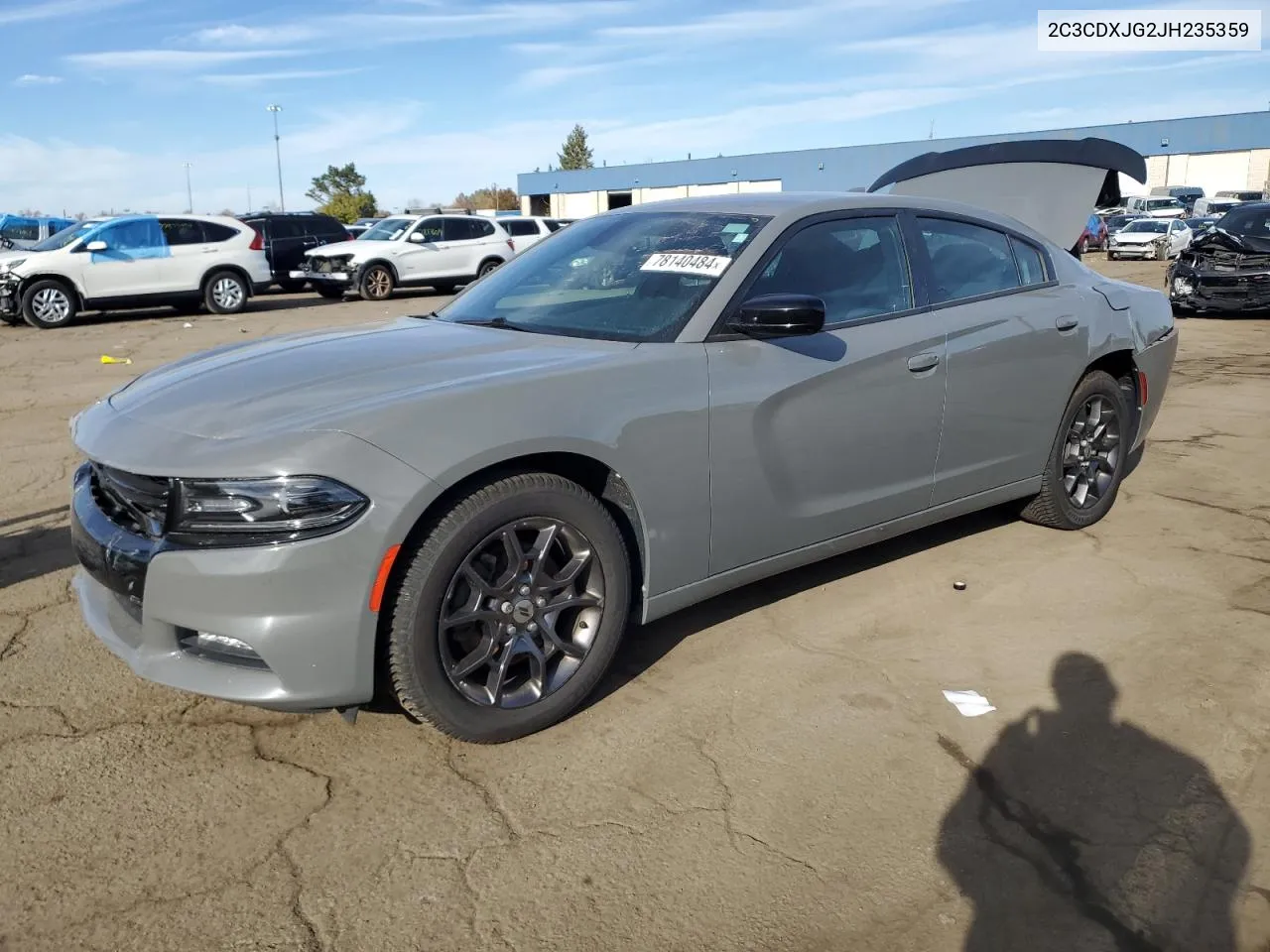 2018 Dodge Charger Gt VIN: 2C3CDXJG2JH235359 Lot: 78140484