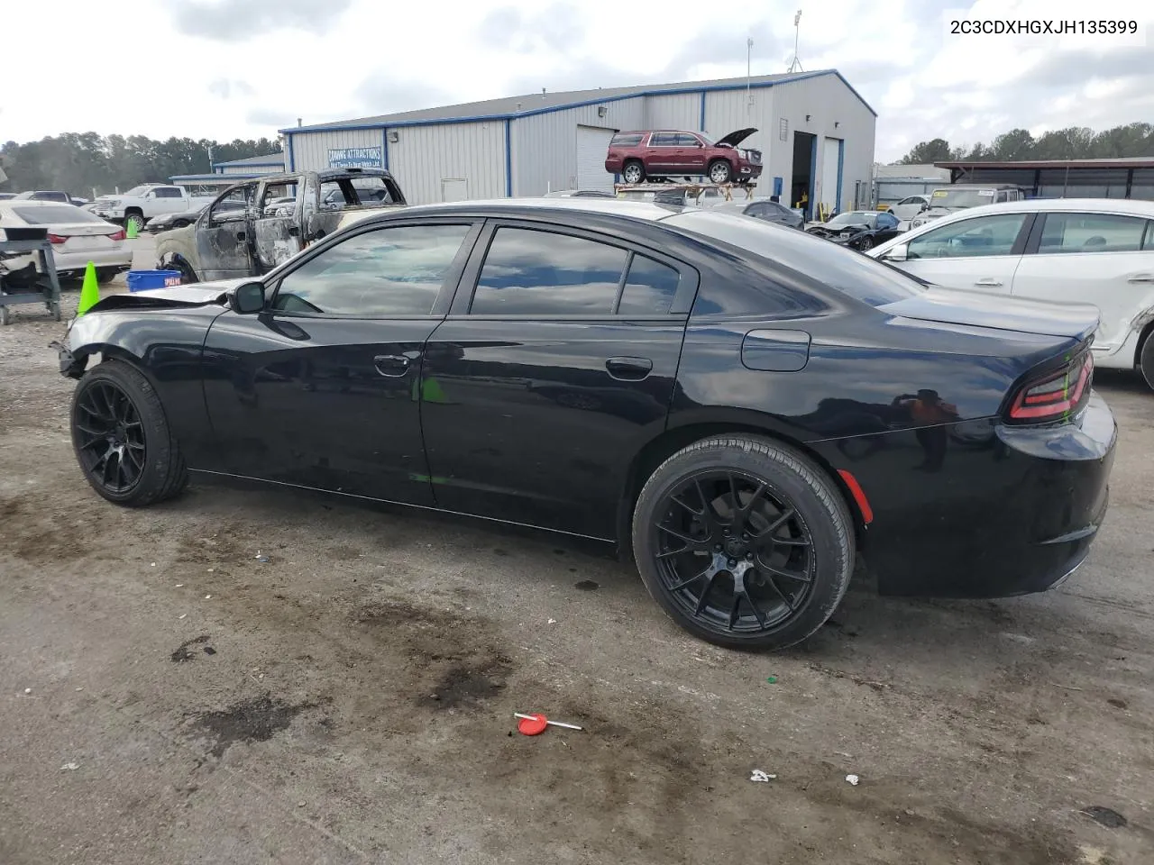 2018 Dodge Charger Sxt Plus VIN: 2C3CDXHGXJH135399 Lot: 78140654