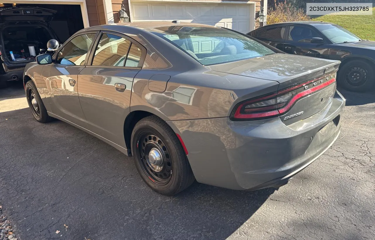 2018 Dodge Charger Police VIN: 2C3CDXKT5JH323785 Lot: 78303294